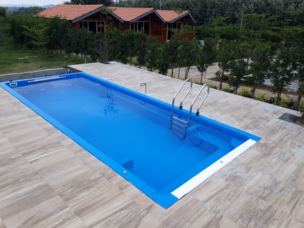 readymade fibreglass swimming pool