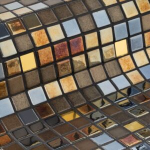 Alexander gold glass mosaic tile